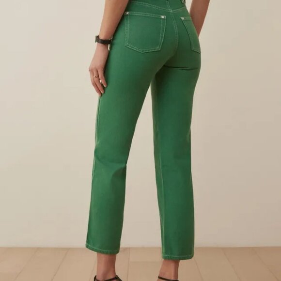 Reformation - green jeans size 27 - Picture 5 of 6